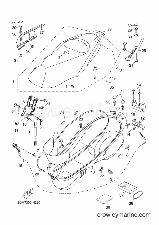 2016 Scooter YP125RA - YP125RA (2DMG) [010] - SEAT