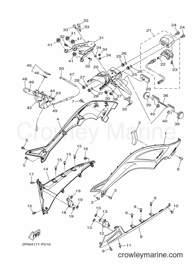 2015 Maxi-Scooter XP500 - XP500 (2PW4) [010] - SIDE COVER 2