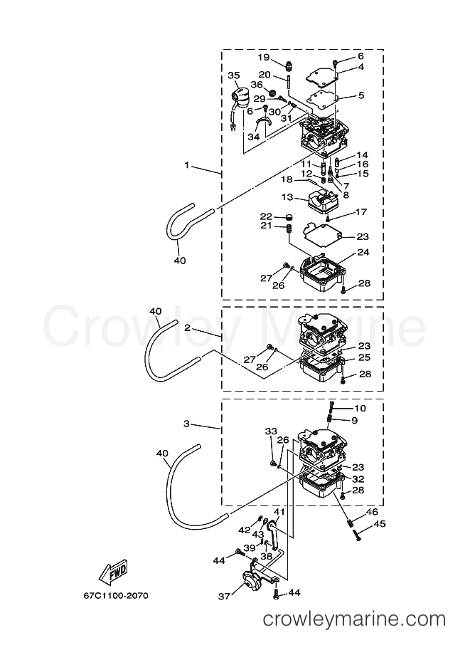 Yamaha Motors F30A (69H2) [140] - CARBURETOR