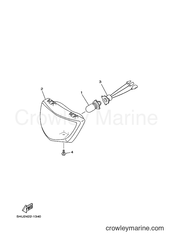 Yamaha Motors T105SE (5HU5) [010] - HEADLIGHT