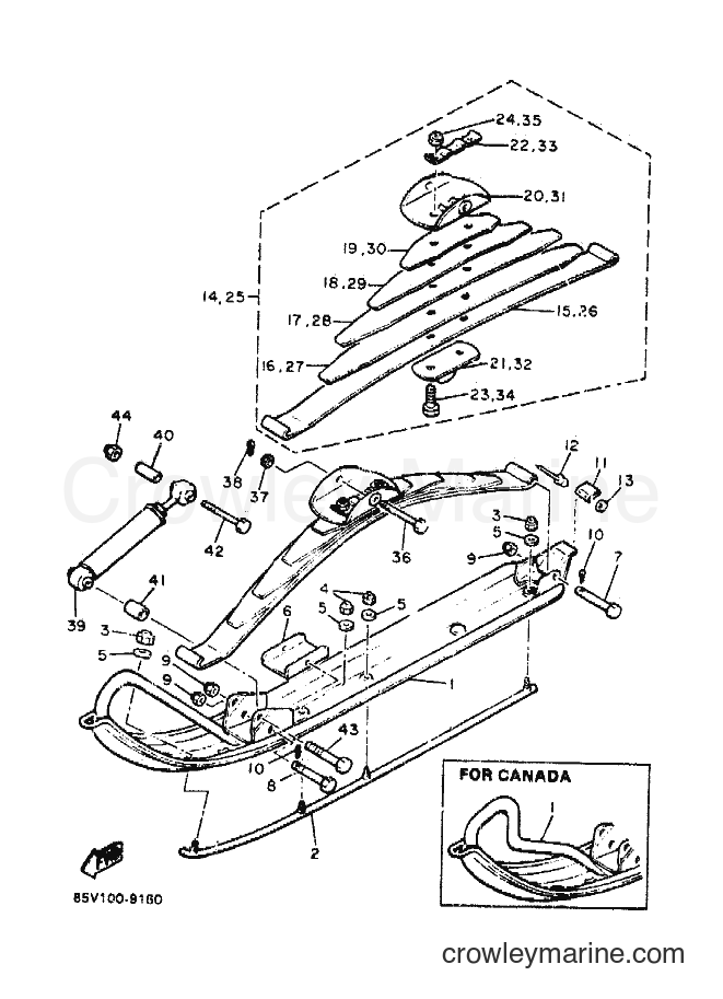 1989 Snowmobile ET400 - ET400 (85V1) [010] - SKI