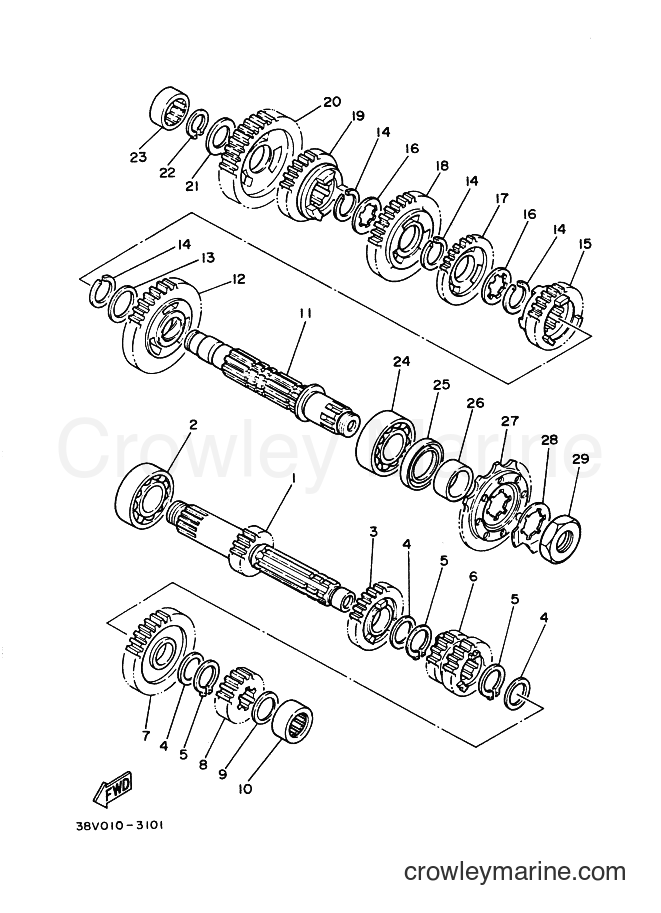 Yamaha Motors TY250R (4AJ2) [999] - TRANSMISSION