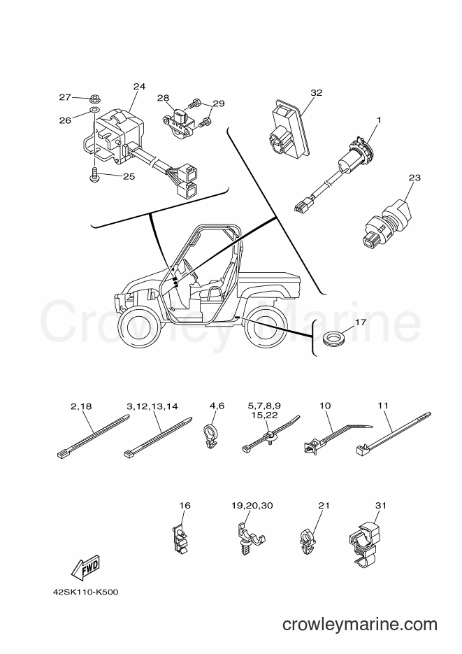 Yamaha Motors YXR700F (42SR) [010] - ELECTRICAL 2