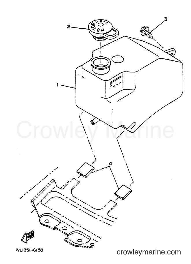 1993 Scooter CW50 - CW50 (4FG2) [010] - OIL TANK