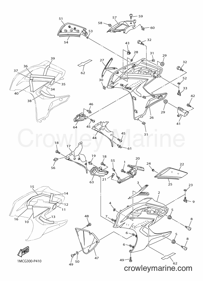 2015 Sport Bike FJR1300A - FJR1300A (1MCM) [010] - COWLING 2