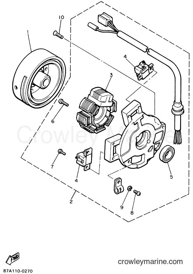 Yamaha Motors SV25EP (87B1) [010] - GENERATOR