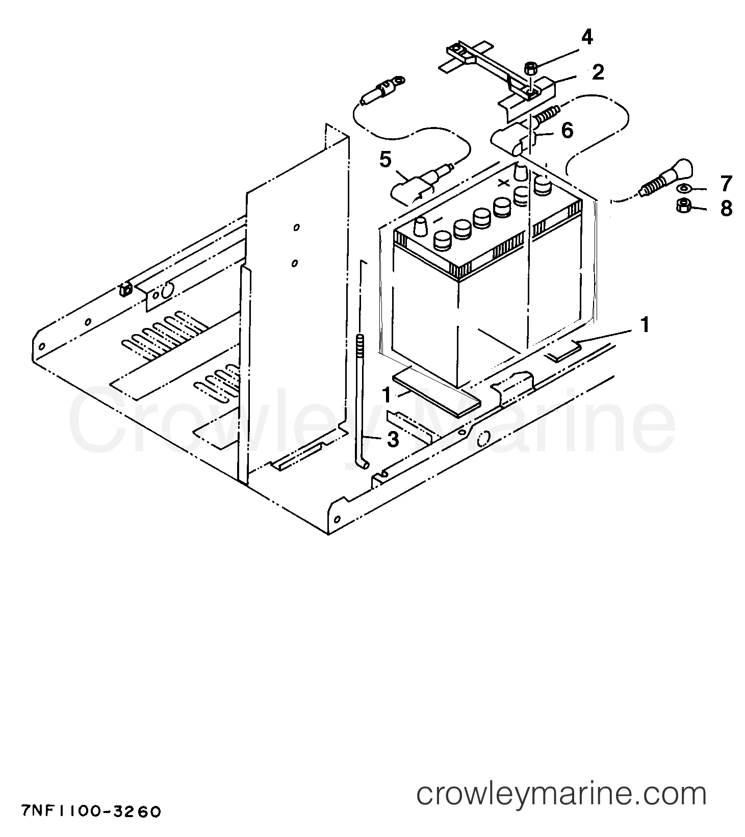 Yamaha Motors EDL6500S - BATTERY