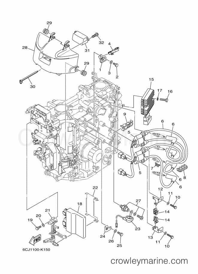 Yamaha Motors F70AET (6CJ3) [110] - ELECTRICAL 1