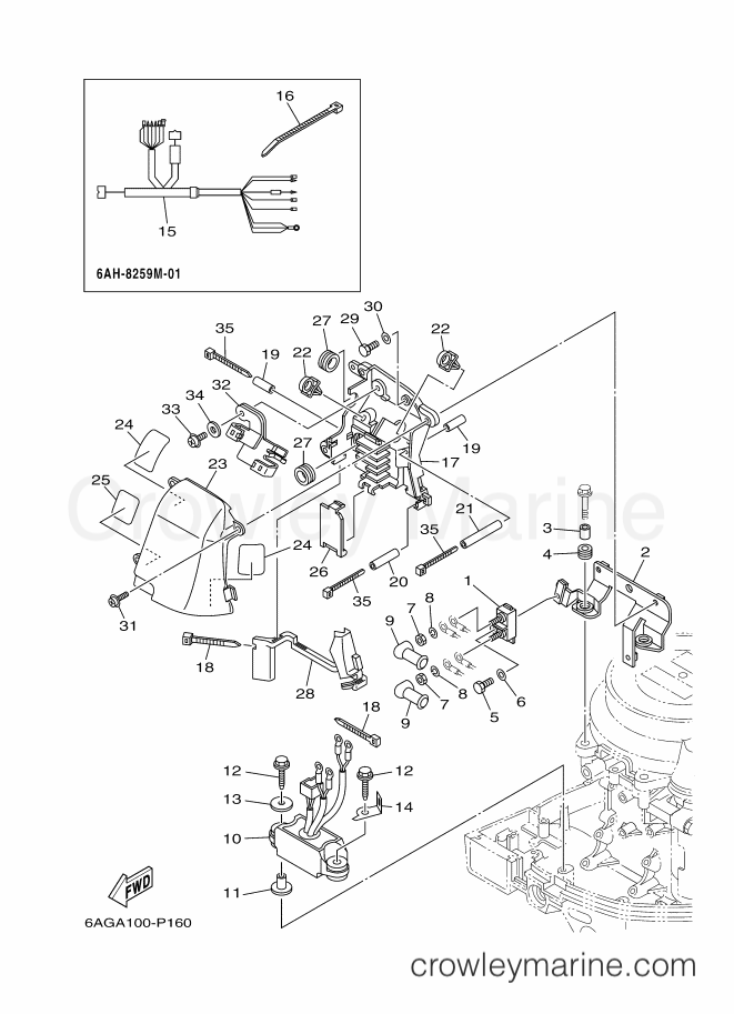 Yamaha Motors F20BWHL (6AHC) [500] - ELECTRICAL 4