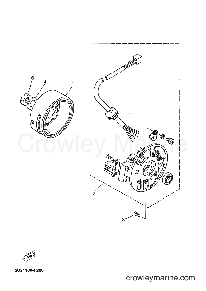 Yamaha Motors YN50 (5C2J) [080] - GENERATOR