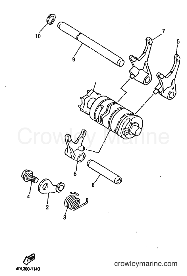 Yamaha Motors TZR125 (4DL3) [999] - SHIFT CAM & FORK