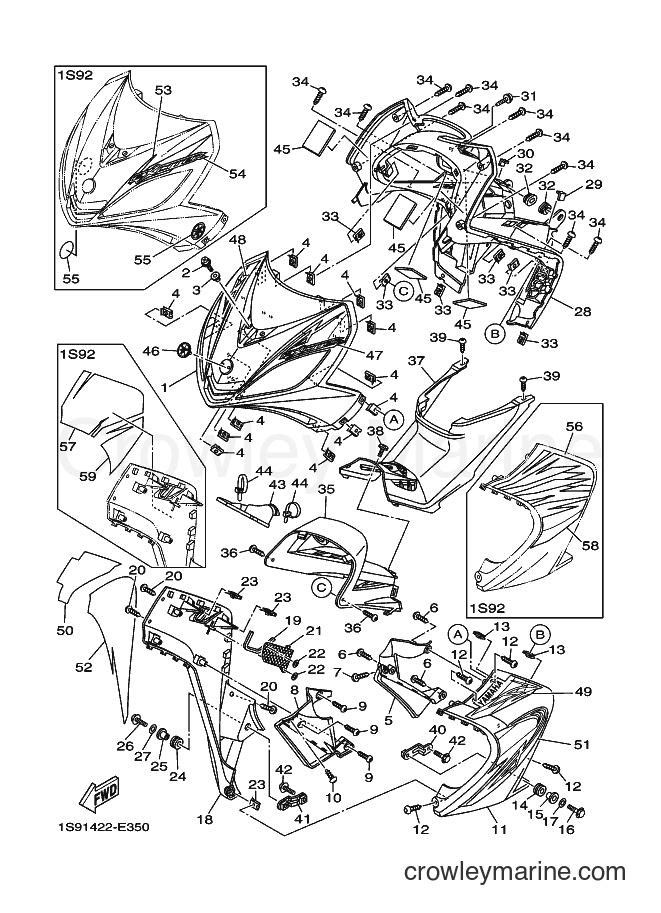 2006 Scooter T135SEC - T135SEC (1S92) [010] - LEG SHIELD