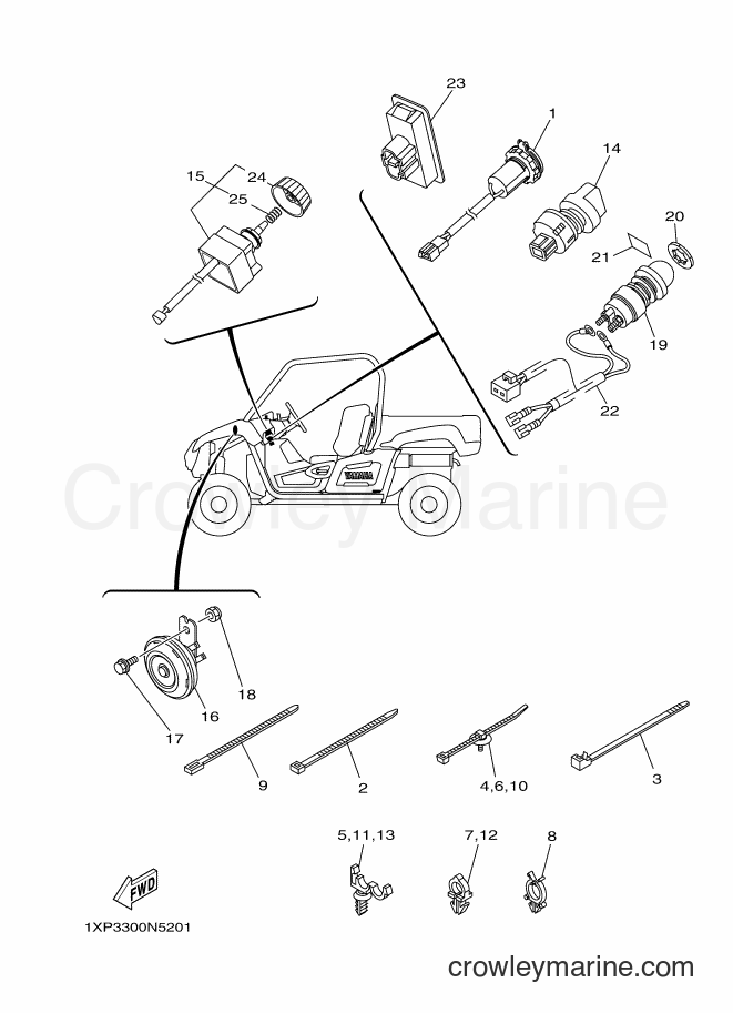 Yamaha Motors YXM700E (1XPB) [010] - ELECTRICAL 2
