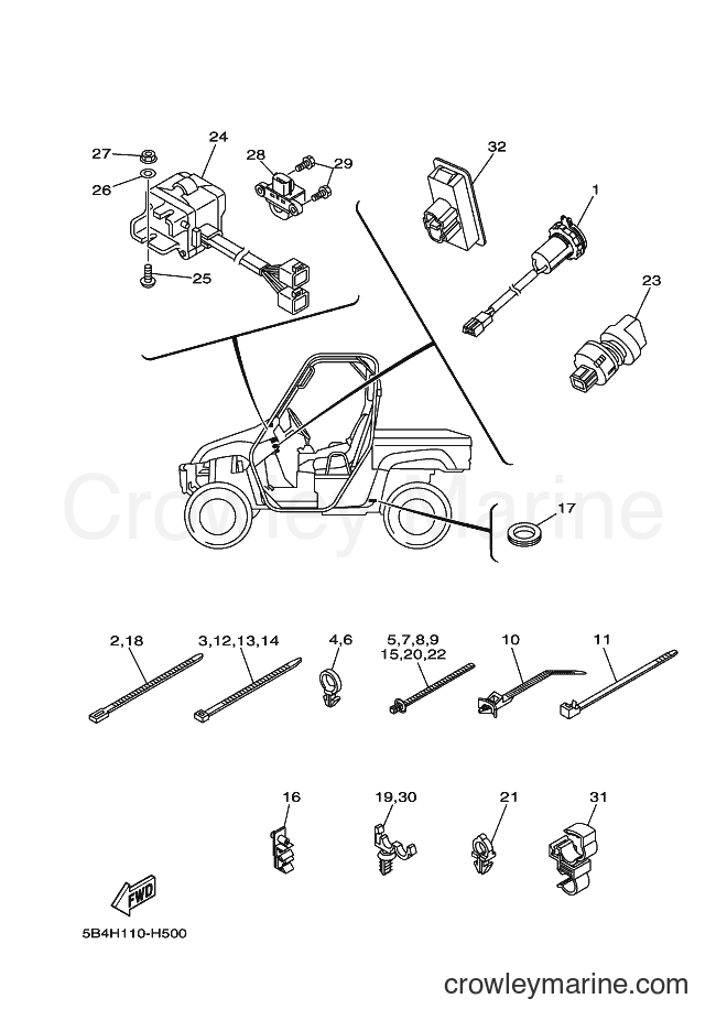 Yamaha Motors YXR700F (5B4N) [010] - ELECTRICAL 2