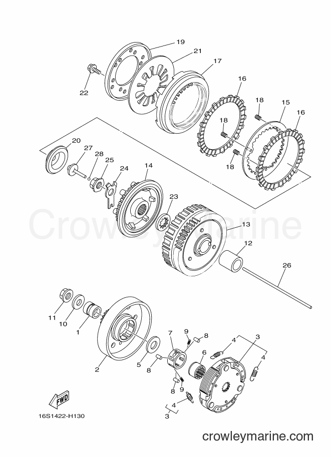 2010 Scooter T115SEC - T115SEC (31B2) [010] - CLUTCH