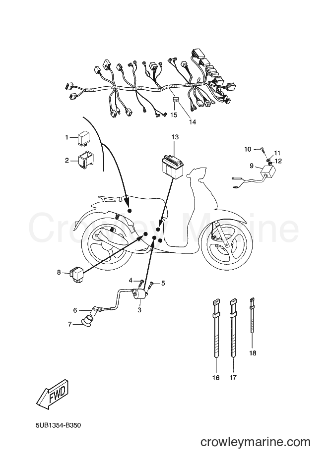 Yamaha Motors YH50 (5UB2) [010] - ELECTRICAL 2