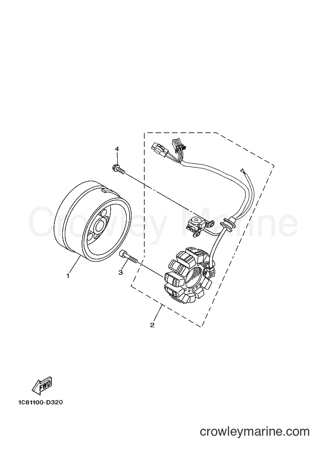 2009 Dirt Bike TT-R230 - TT-R230 (1C6F) [010] - GENERATOR
