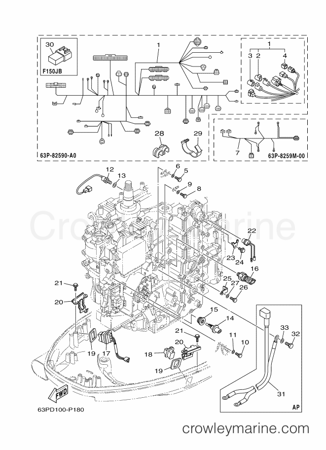 Yamaha Motors F150JB-2015 (63PD) [320] - ELECTRICAL 3