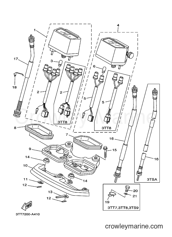 2005 Dirt Bike DT175 - DT175 (3TSH) [010] - METER