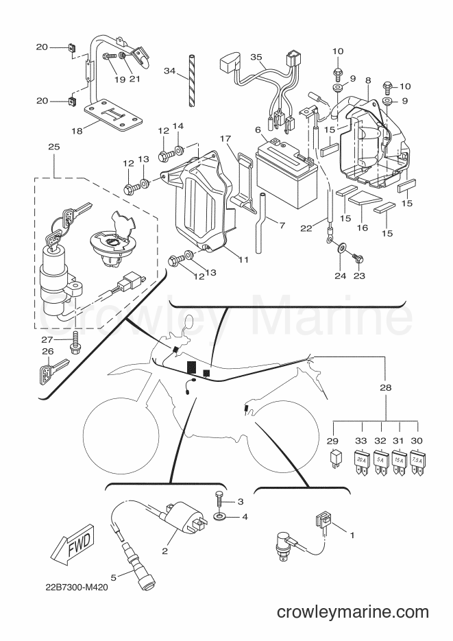 2013 Dirt Bike WR125X - WR125X (22B8) [080] - ELECTRICAL 1