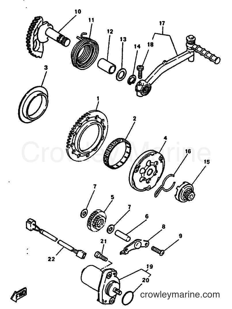 Yamaha Motors YN50 (5BW1) [010] - STARTER