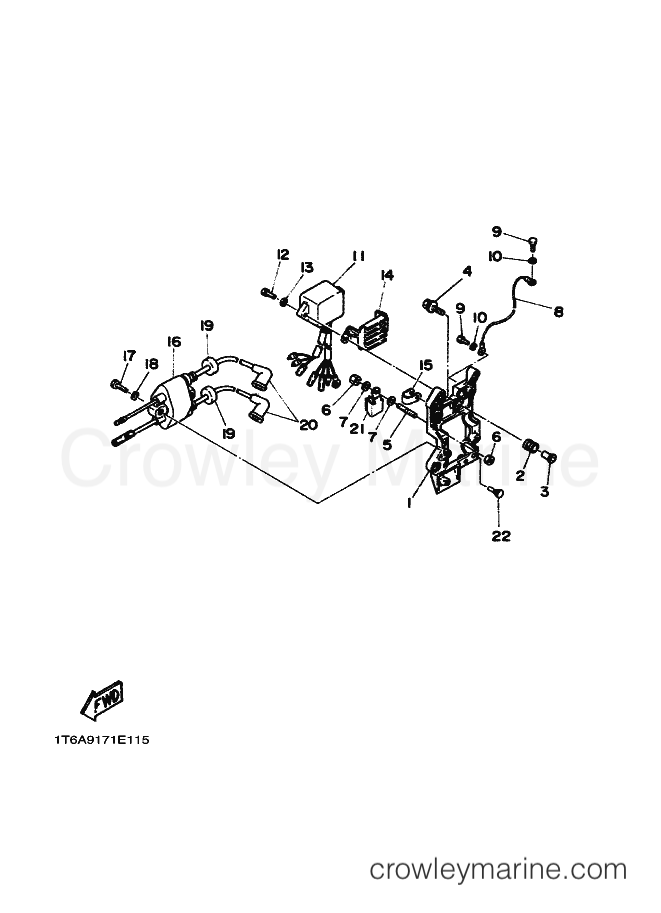 Yamaha Motors 20C (6A9) [010] - ELECTRICAL 1