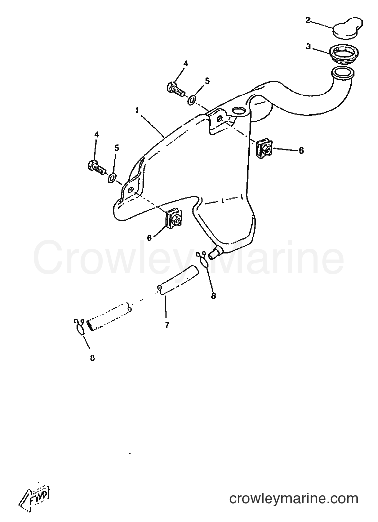 1998 Scooter CW50RSP - CW50RSP (5DX1) [010] - OIL TANK