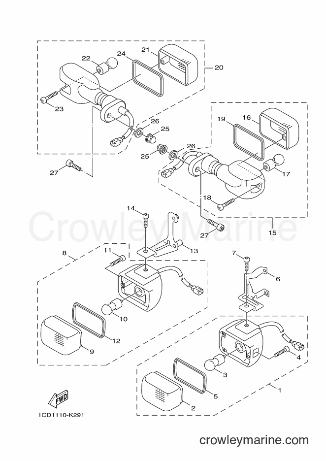 Yamaha Motors YW50F (1CD2) [010] - FLASHER LIGHT