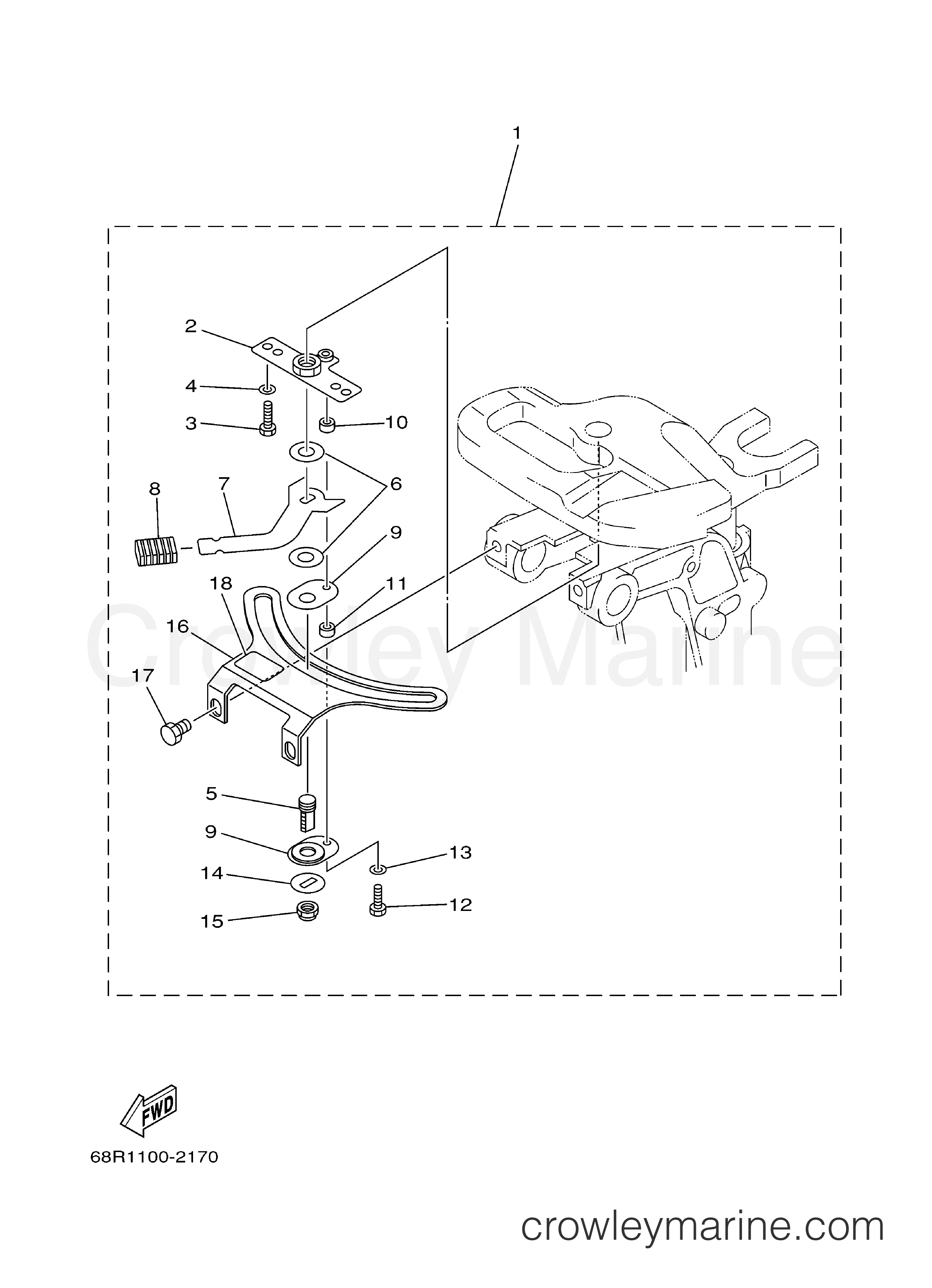 Yamaha Motors T8PLRC - STEERING FRICTION