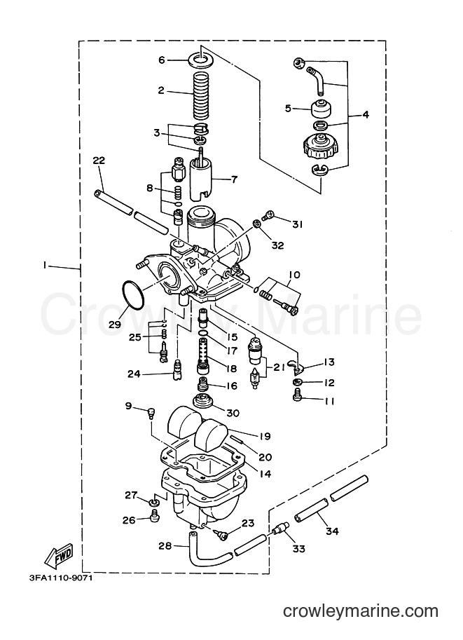 Yamaha Motors YFA-1 (3FAR) [020] - CARBURETOR