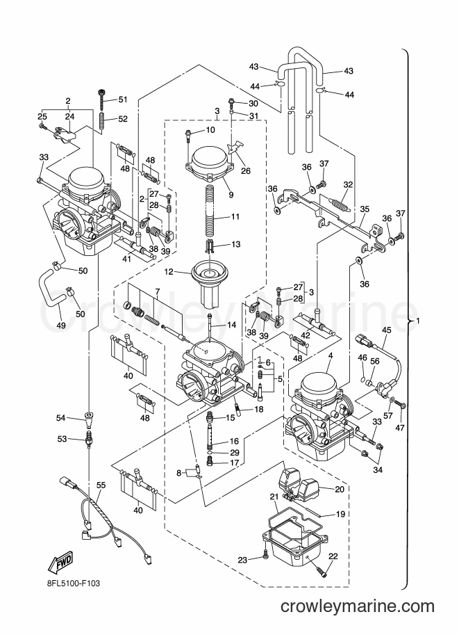 Yamaha Motors RS10VT (8ETH) [020] - CARBURETOR