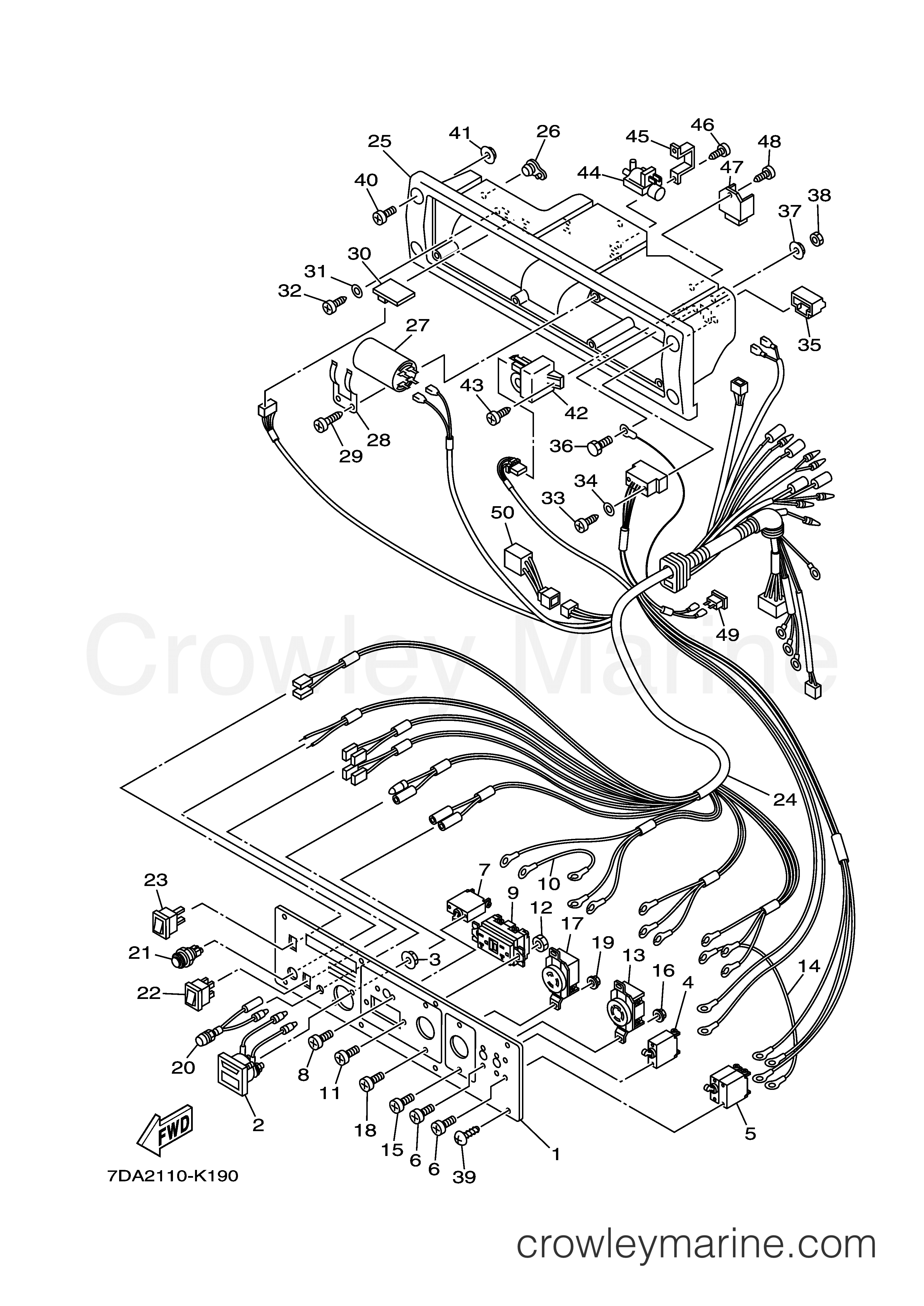 Yamaha Motors EF4000DEM - CONTROL BOX 1