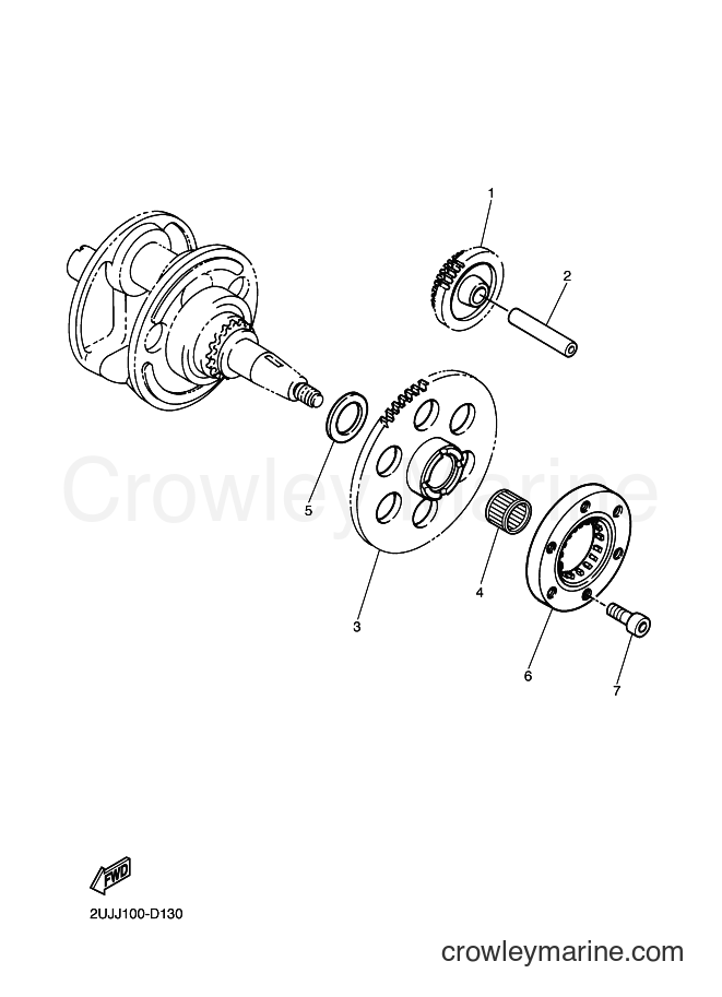 Yamaha Motors XVS250 (19D8) [010] - STARTER CLUTCH