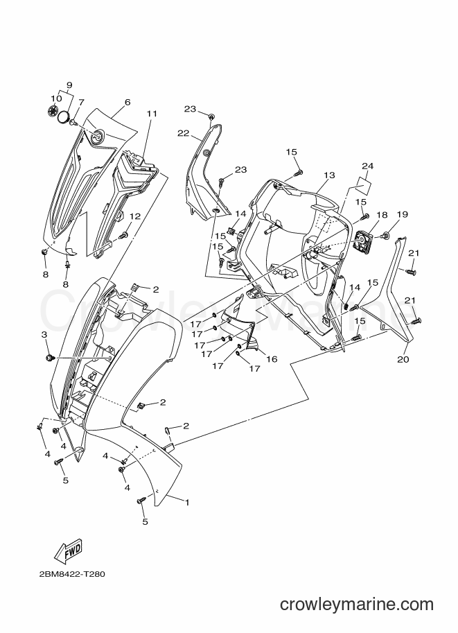 2018 Street Bike LTF125 - LTF125 (2BMA) [010] - LEG SHIELD
