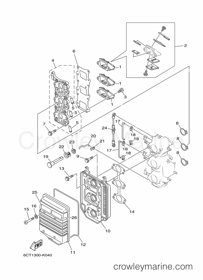 Yamaha Motors 30DEOS (6CT2) [090] - INTAKE