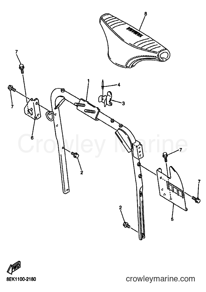 Yamaha Motors SXV70ER (8FB3) [020] - STEERING GATE
