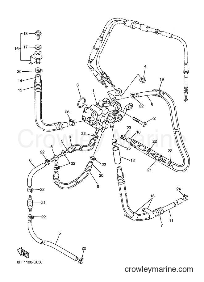 2004 Snowmobile SXV70SP - SXV70SP (8FE2) [010] - OIL PUMP