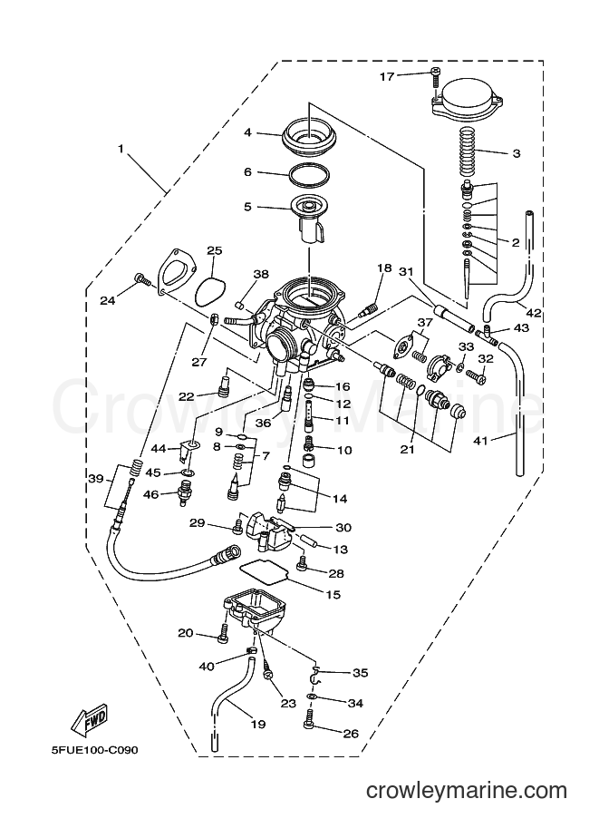 2003 ATV YFM400FWN - YFM400FWN (5FUD) [010] - CARBURETOR
