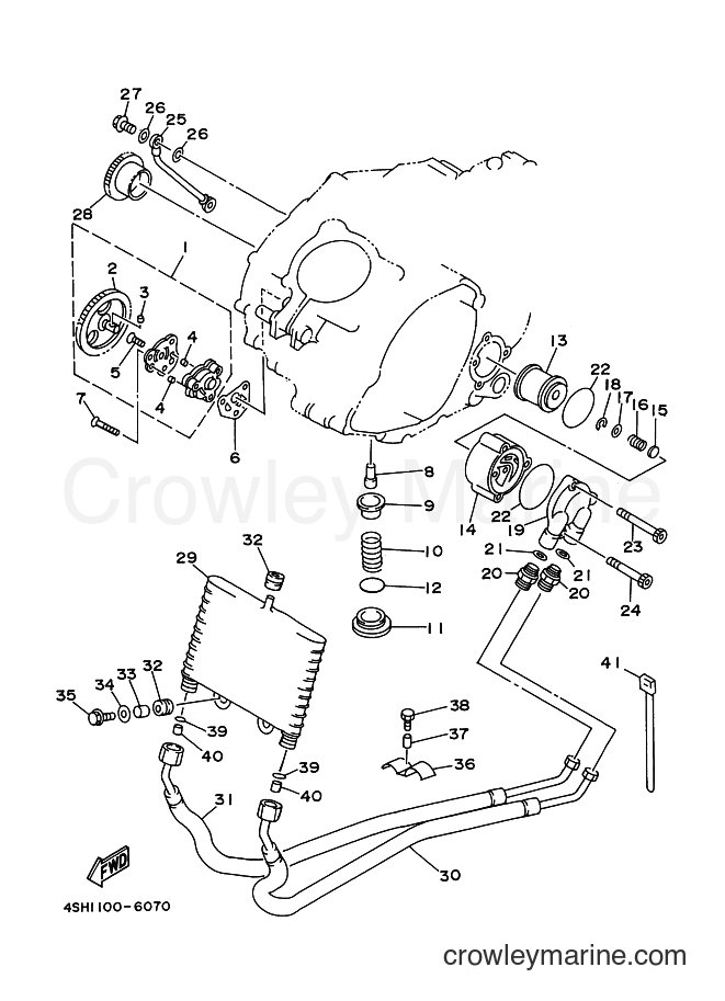 2002 ATV YFM400FW - YFM400FW (4SHR) [010] - OIL PUMP