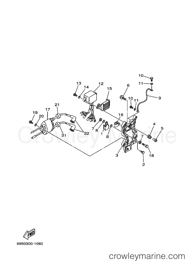 Yamaha Motors 20CMHS (6A92) [020] - ELECTRICAL