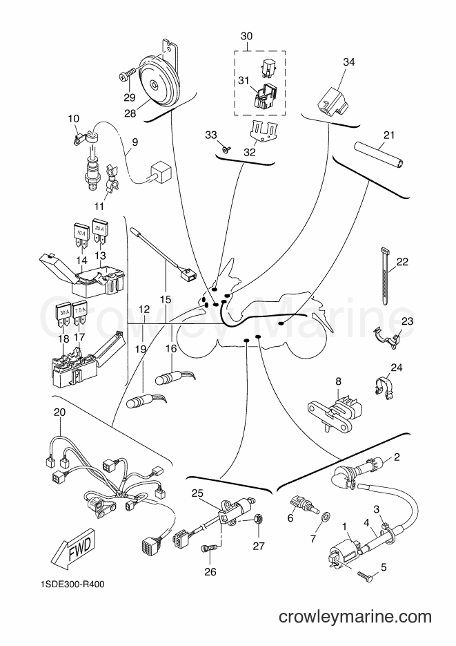 Yamaha Motors YP400RA (1SDE) [070] - ELECTRICAL 2