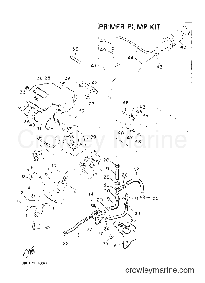 1991 Snowmobile ET400TR - ET400TR (88L1) [020] - INTAKE