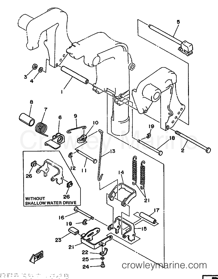 Yamaha Motors F8BE (6J7) [999] - BRACKET 2
