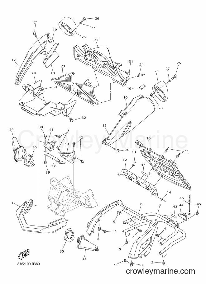 Yamaha Motors RS10SUV (8JV2) [010] - BUMPER