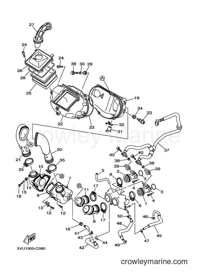 Yamaha Motors XP500 (5VU1) [020] - INTAKE