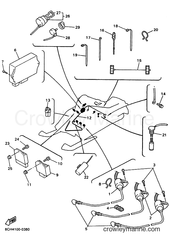 Yamaha Motors SX700R (8CH4) [030] - ELECTRICAL 1