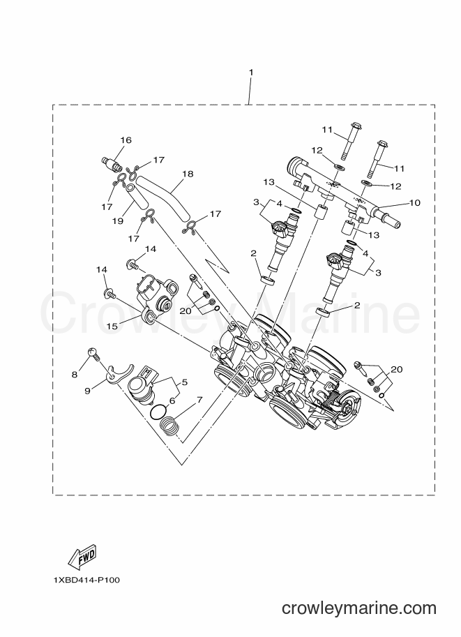 2017 Street Bike MT07A - MT07A (BM52) [010] - INTAKE 2