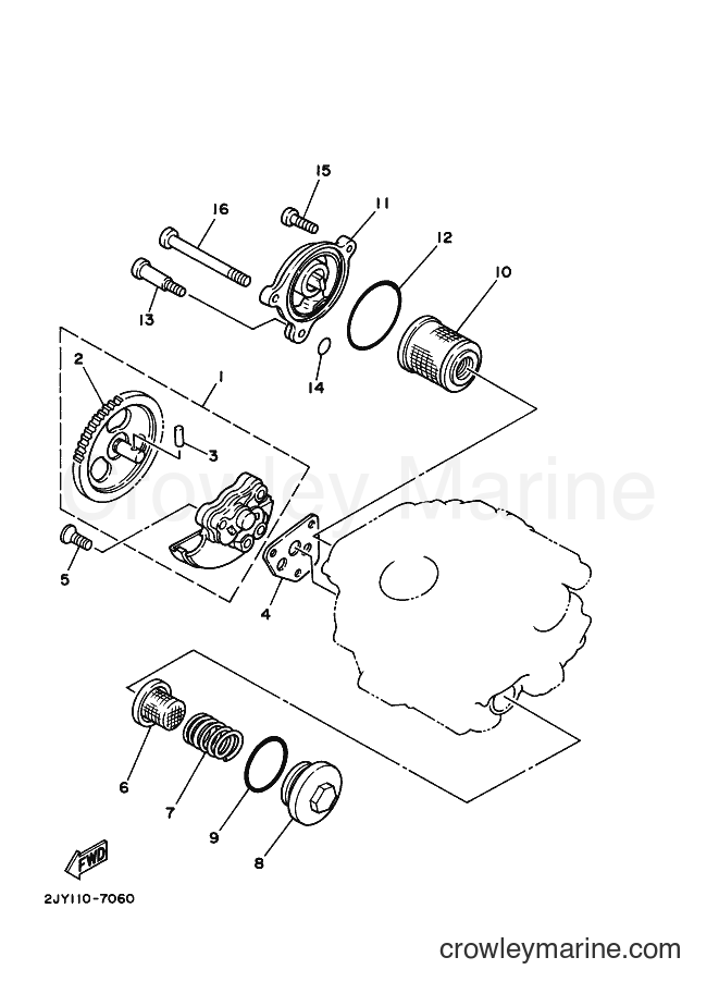 1994 Dirt Bike TW200E - TW200E (3AWK) [010] - OIL PUMP