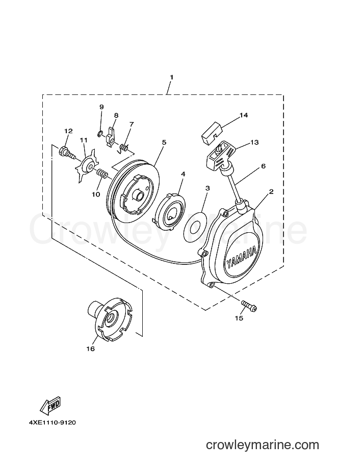 Yamaha Motors YFM250 (4XEC) [010] - STARTER