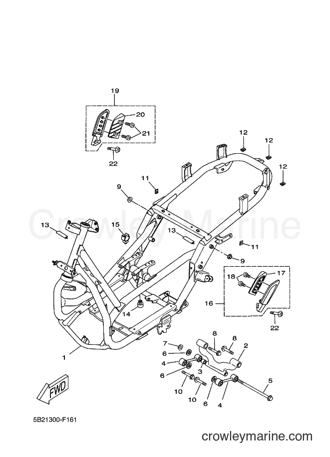 Yamaha Motors VP250 (5B21) [060] - FRAME